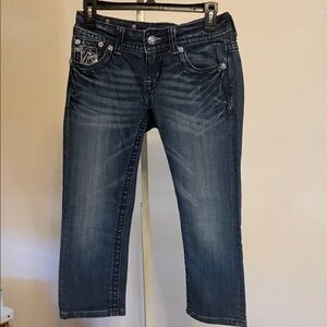 Miss Me Indigo Cropped Jeans